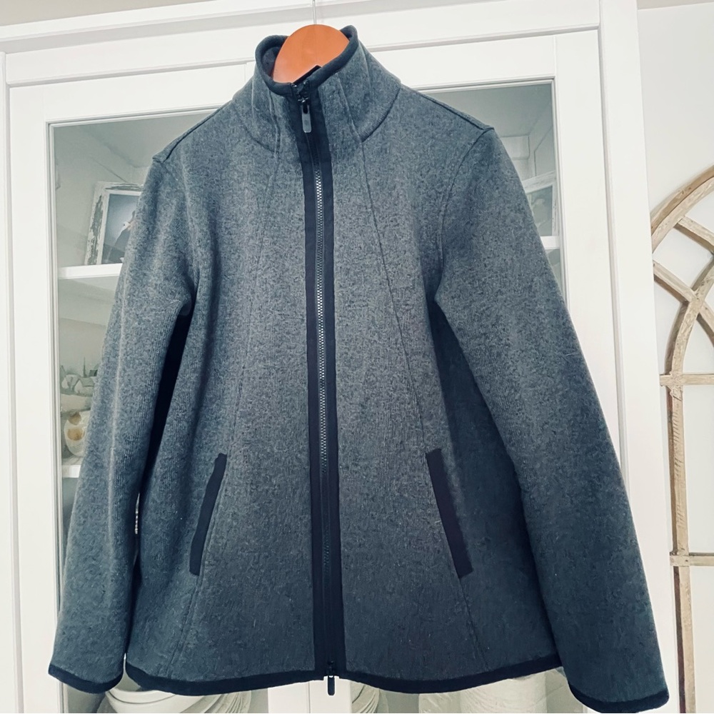 lululemon athletica Women's Gray Full-Zip Wool Blend Jacket